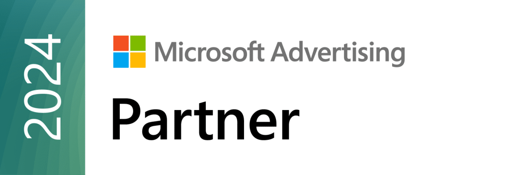 FourFront's Microsoft Advertising Partner badge for 2024.