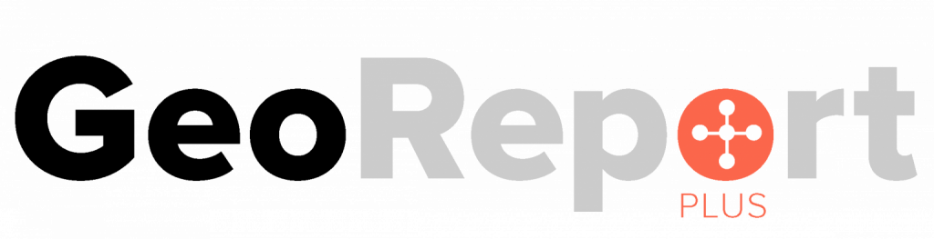 Branding logo for FourFront's GeoReportPlus tool.