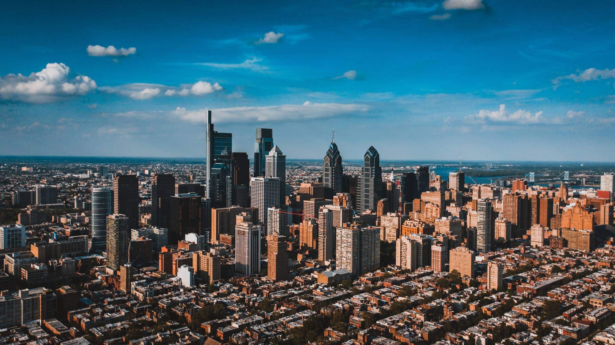 Philadelphia Skyline from far away